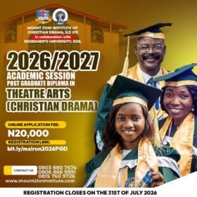 Flier showing admission faces
